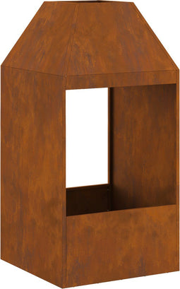 vidaXL - Vuurplaats - 50x50x100 - cm - Weerbestendig - Staal