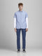 JACK&JONES JORABEL - Heren Overhemd Korte Mouwen - Borstzak - M