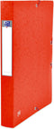 Elba elastobox Oxford Top File+ rug van 4 cm | rood