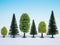 NOCH Hobby 26911 Set bomen Gemengd bos 50 tot 140 mm 10 stuk(s)