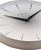 NeXtime - Wandklok - 40 cm - Metaal - Wit - '2 Seconds'