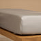 Coco & Cici - Tencel Sateen Hoeslaken Topper 180 x 200 x 15 cm - 2 Persoons Beddengoed - Lyocell - Elastiek Rondom - Taupe - Extra Zacht