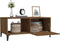vidaXL - Salontafel - 90x50x40 - cm - bewerkt - hout - bruin - eikenkleur