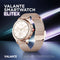 Valante EliteX Smartwatch - Smartwatch Dames - Rosé goud staal - 40 mm - Stappenteller - Hartslagmeter- Saturatiemeter - Bellen via Bluetooth