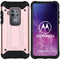 iMoshion Hoesje Geschikt voor Motorola One Zoom Hoesje - iMoshion Rugged Xtreme Backcover - Rosé