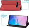 iMoshion Hoesje Geschikt voor Samsung Galaxy S10 Hoesje Met Pasjeshouder - iMoshion Slim Folio Bookcase - Rood