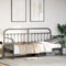 vidaXL - Ligbed - Frame - Zwart - 75x190 - cm - Staal