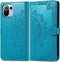 iMoshion Hoesje Geschikt voor Xiaomi Mi 11 Lite (4G) / Mi 11 Lite (5G) / 11 Lite 5G NE Hoesje Met Pasjeshouder - iMoshion Mandala Bookcase - Turquoise