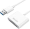 Unitek Y-9321 - Geheugenkaartlezer - USB 3.2 Gen 1 - Wit