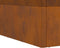 vidaXL - Vierkante - Vuurplaats - Zwart - 60x60x35 - cm - Weerbestendig - Staal