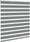 vidaXL - Zebra - rolgordijn - 120x100 - cm - stofbreedte - 115,9 - cm - donkergrijs