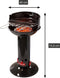 Barbecook Loewy 40 - Houtskool BBQ - QuickStart systeem - Zwart