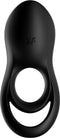 Satisfyer, penis- en testikelring, 'Legendary Duo', waterdicht, oplaadbaar, huidvriendelijke siliconen