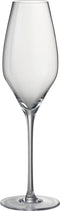 J-Line glas champagne Leti - glas - transparant - 6 stuks