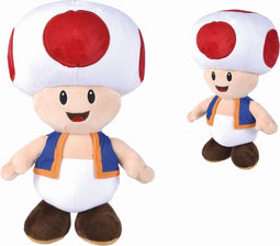 Super Mario - Toad Pluche, Jumbo - 50 cm - Knuffel