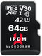 Goodram IRDM M2AA - Micro SD Geheugenkaart 64GB - UHS-I U3 A2 - Leessnelheid tot 170 MB/s