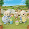Sylvanian Families 5736 Tuinierenset Bloemen Hangoorkonijn Broer& Zus- 2 fluweelzachte speelfiguren