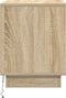 vidaXL - Nachttafel - met - LED-verlichting - - - Sonoma - Eik - - - 44x34,5x45 - cm
