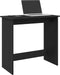 vidaXL - Bureau - 80x40x75 - cm - bewerkt - hout - zwart