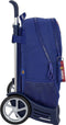 Schoolrugzak met Wielen F.C. Barcelona Rood Marineblauw 32 x 44 x 16 cm