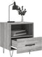 vidaXL - Nachtkastjes - 2 - st - 40x35x47,5 - cm - bewerkt - hout - grijs - sonoma - eiken