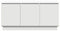 vidaXL - TV-meubel - Wit - 100x38x49 - cm - Bewerkt - hout