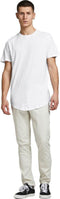 JACK&JONES JJENOA TEE SS CREW NECK - T-shirt 3-pack - 100% organisch katoen - Wit donkerblauw zwart (3-pack)