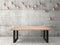 Feel Home - 240x100 Eettafel - Massief Glad Boomstamblad Eiken - 5 cm dik - U Frame