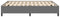 vidaXL - Bedframe - Lichtgrijs - 180x200 - cm - Corduroy - Stof
