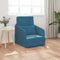 vidaXL - Vloersofa - Bed - 2-in-1 - Blauw - 65x80x83 - cm - Velvet