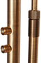 Steinhauer Turound - vloerlamp - 2 lichtpunten - brons - Ø 55cm - LED - 2663BR