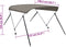 vidaXL - Biminitop - 2 - bogen - 150x120x110 - cm - grijs