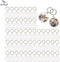Aerend - Sleutelhangers set van 50 - Voor eigen foto - Rond acrylglas