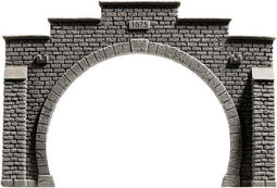 NOCH 34852 PROFI plus N Tunnelportaal 2-sporig Hardschuim model, Geverfd