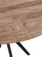 DTP Home Counter table Metropole round,90xØ140 cm, recycled teakwood