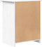 vidaXL - Nachtkastje - BODO - 53x38,5x67 - cm - massief - grenenhout - wit
