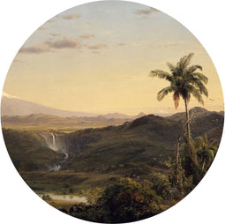 WallArt Behangcirkel The Americas 190 cm