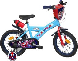 A.T.L.A.S. Kinderfiets voor jongens, 35,5 cm, Spidey en zijn buitengewone vrienden/Marvel, blauw, 14