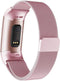 iMoshion Bandje Geschikt voor Fitbit Charge 4 / Charge 3 - iMoshion Milanese Watch bandje - Roze