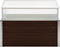 vidaXL - Tuinkas - 100x100x85 cm - gegalvaniseerd staal - bruin