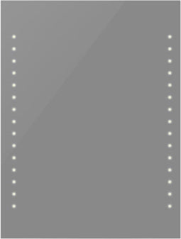 vidaXL - Badkamerspiegel - met - LED's - 60x80 - cm