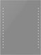 vidaXL - Badkamerspiegel - met - LED's - 60x80 - cm