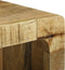vidaXL - TV-meubel - 80x30x25 - cm - Massief - hout - Onbewerkt - mango