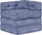 vidaXL - Poef - modulair - stof - indigo