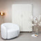 Tower living Belfast Coffeechair Copenhagen Light Ivory (900)