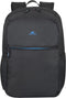 Rivacase Regent 8069 - Laptoptas - Vak voor tablet - Zwart Cyaan Monochrome