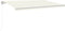 vidaXL - Luifel - automatisch - met - LED - en - windsensor - 500x300 - cm - crèmekleur