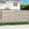 vidaXL - Schanskorven - 4 - st - gewelfd - 400x50x200/220 - cm - ijzer