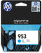 HP 953 - Inktcartridge - 9ml - Cyaan - 700 pagina's