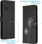 iMoshion Hoesje Geschikt voor Samsung Galaxy A71 Hoesje Met Pasjeshouder - iMoshion Design Softcase Bookcase - Wit / Zwart / Dandelion